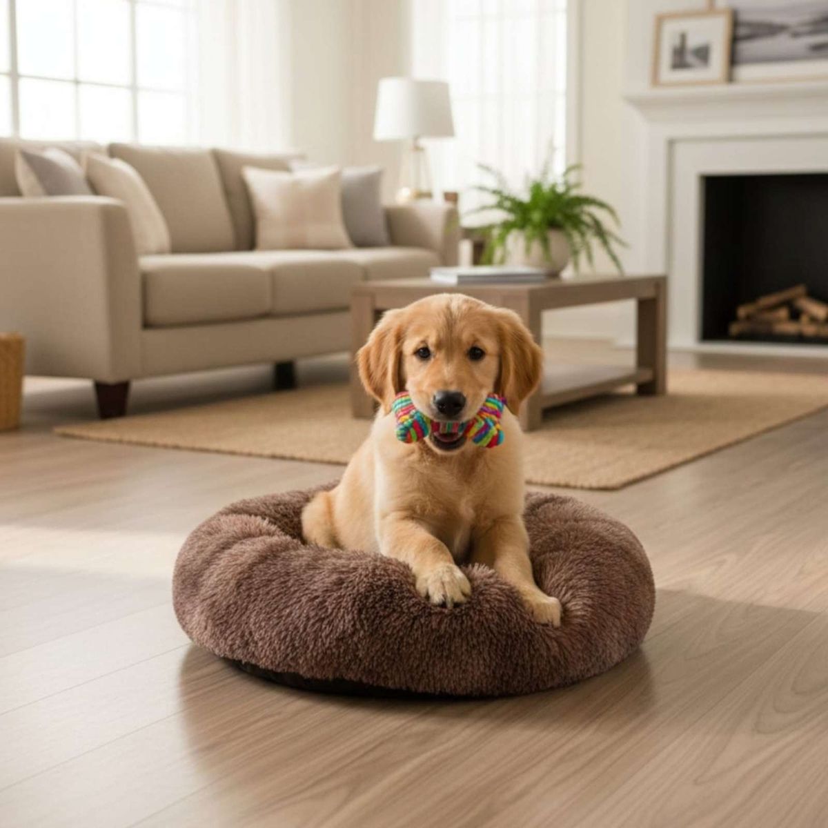 GENERICO - Cama para Mascotas Resistente Calidad Y Máximo Confort 60 cm