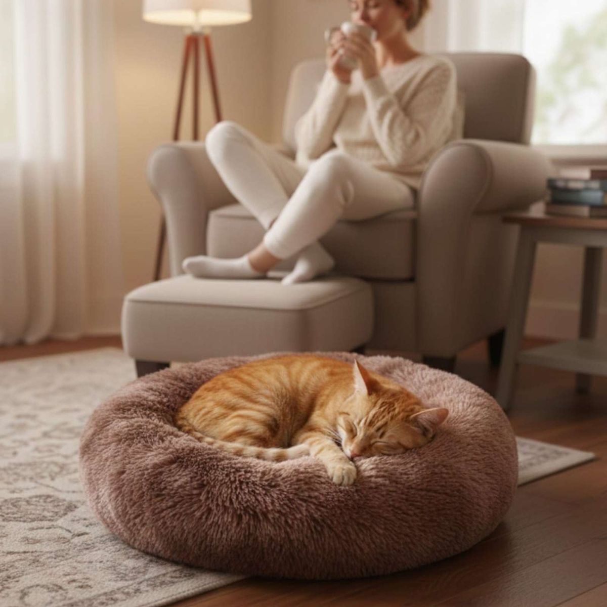 GENERICO - Cama para Mascotas Resistente Calidad Y Máximo Confort 60 cm