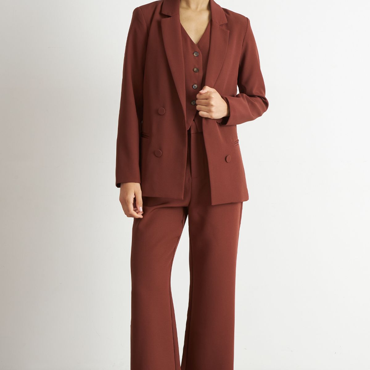 NICOPOLY - Blazer Básico de Tope Óxido Nicopoly