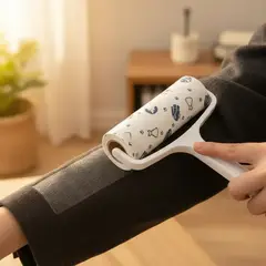 BLUE MOUNTAIN - 2pcs Repuesto Rodillo Quita Pelusa Desechable 16cm X 60cm Blanco