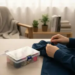 BLUE MOUNTAIN - Caja Organizador De Hilos De Costura Mas Accesorios De Colores