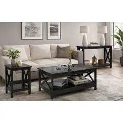 MSA MUEBLES SANTA ANA - Combo Arrimo + Mesa de Centro + Mesa lateral