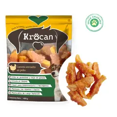 GENERICO - Snack Natural para Perros Camote Envuelto en Pollo 400 gr Krocan