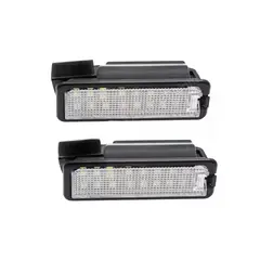 GENERICO - Kit de 2 Luces Led Matricula para Volkswagen y Seat