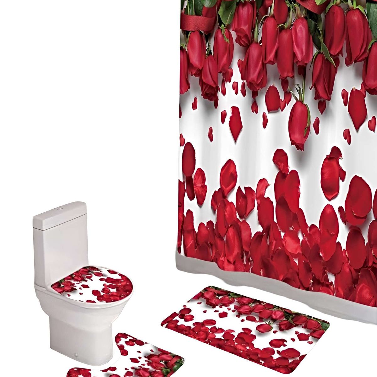 GENERICO - PACK DE BAÑO COMPLETO MODELOS UNICOS 4 PIEZAS S08