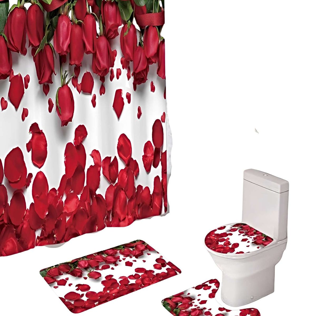 GENERICO - PACK DE BAÑO COMPLETO MODELOS UNICOS 4 PIEZAS S08