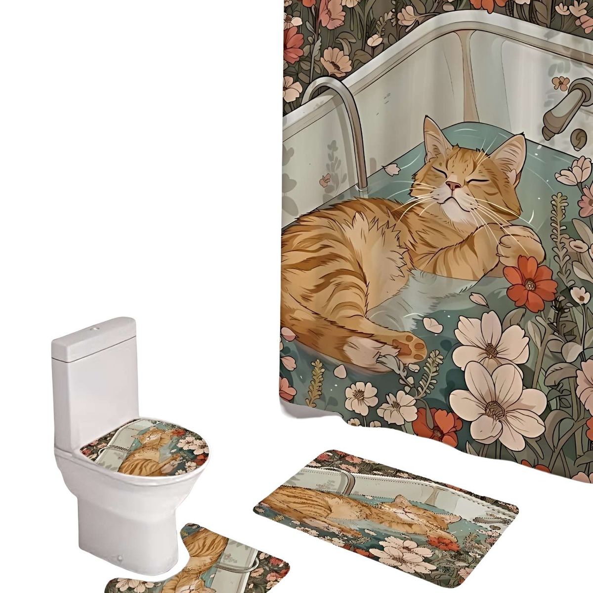 GENERICO - PACK DE BAÑO COMPLETO MODELOS UNICOS 4 PIEZAS S18