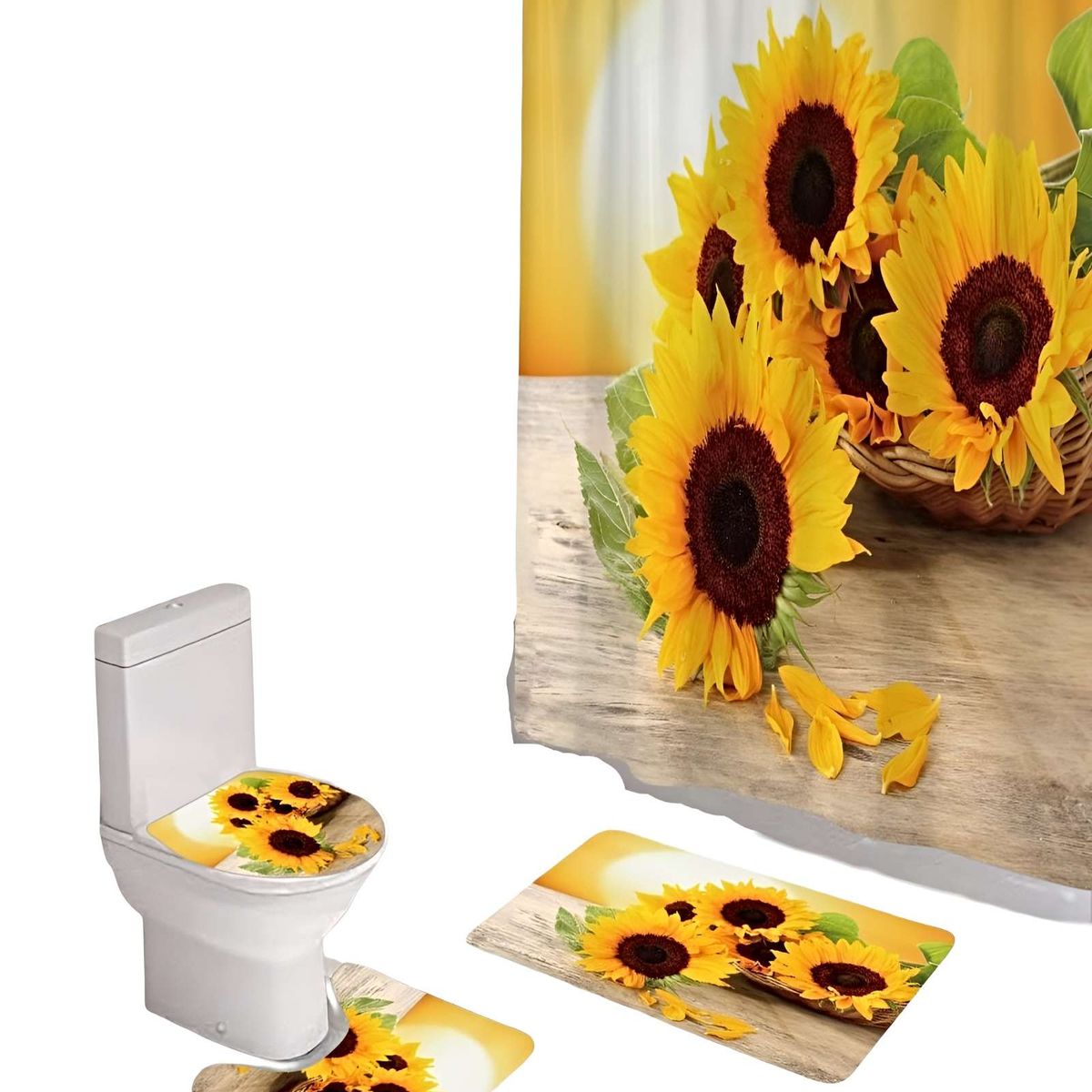 GENERICO - PACK DE BAÑO COMPLETO MODELOS UNICOS 4 PIEZAS S25