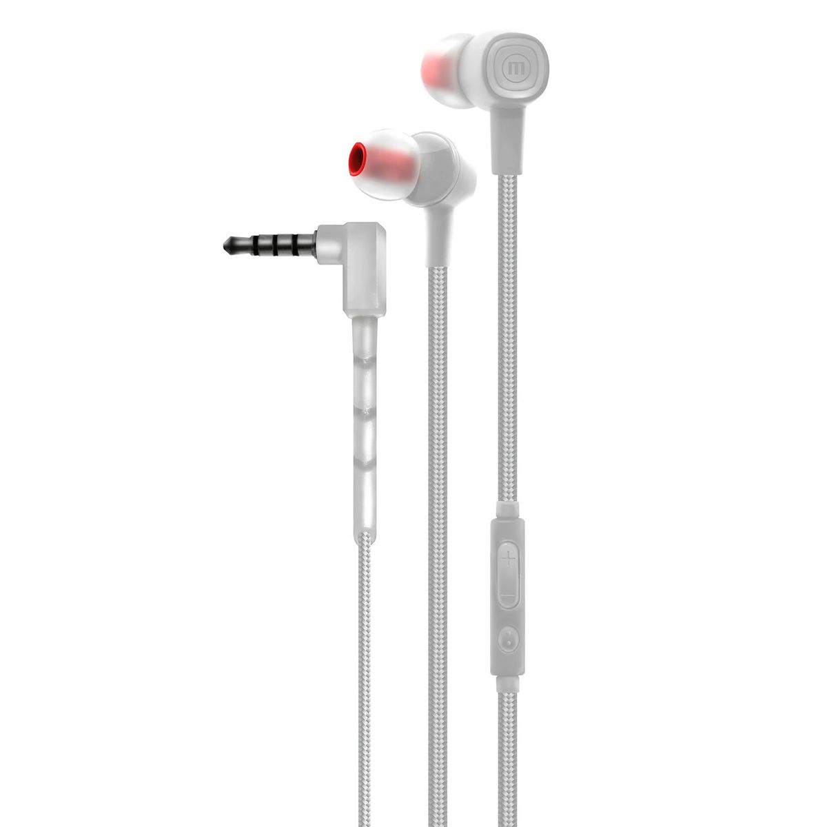 MAXELL - Audífonos Maxell Manos Libres SIN-8 Solid Jack 3.5mm Blanco
