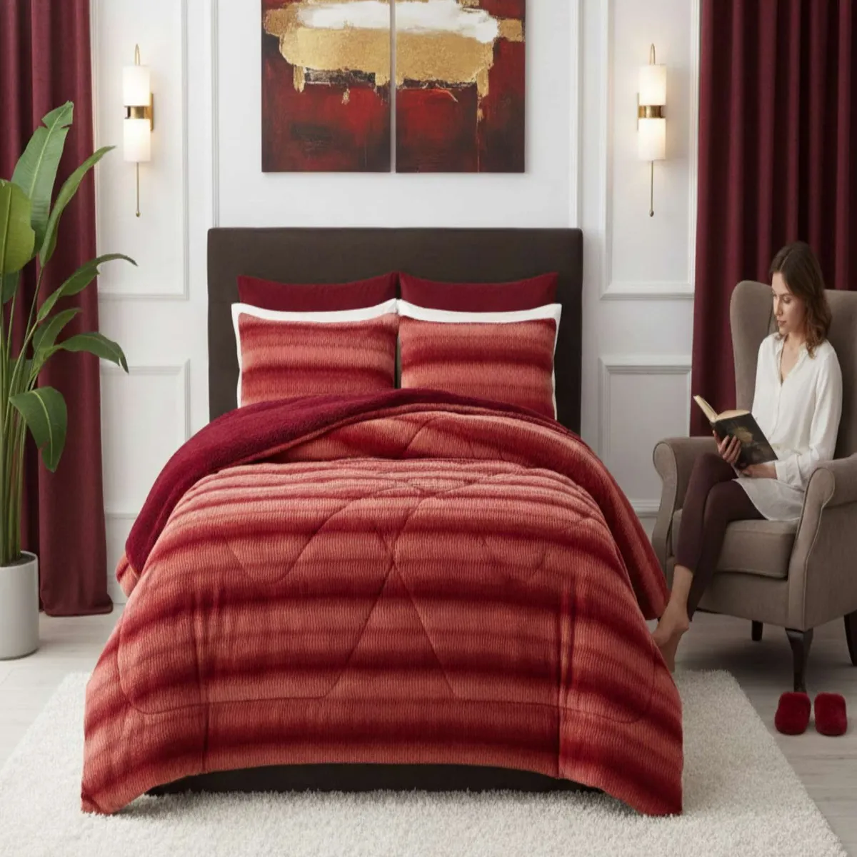 GENERICO - Cubrecama2 plazas Invierno Soft Touch Premium Chiporro