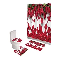 GENERICO - JUEGO DE BAÑO COMPLETO MODELOS UNICOS 4 PIEZAS S08