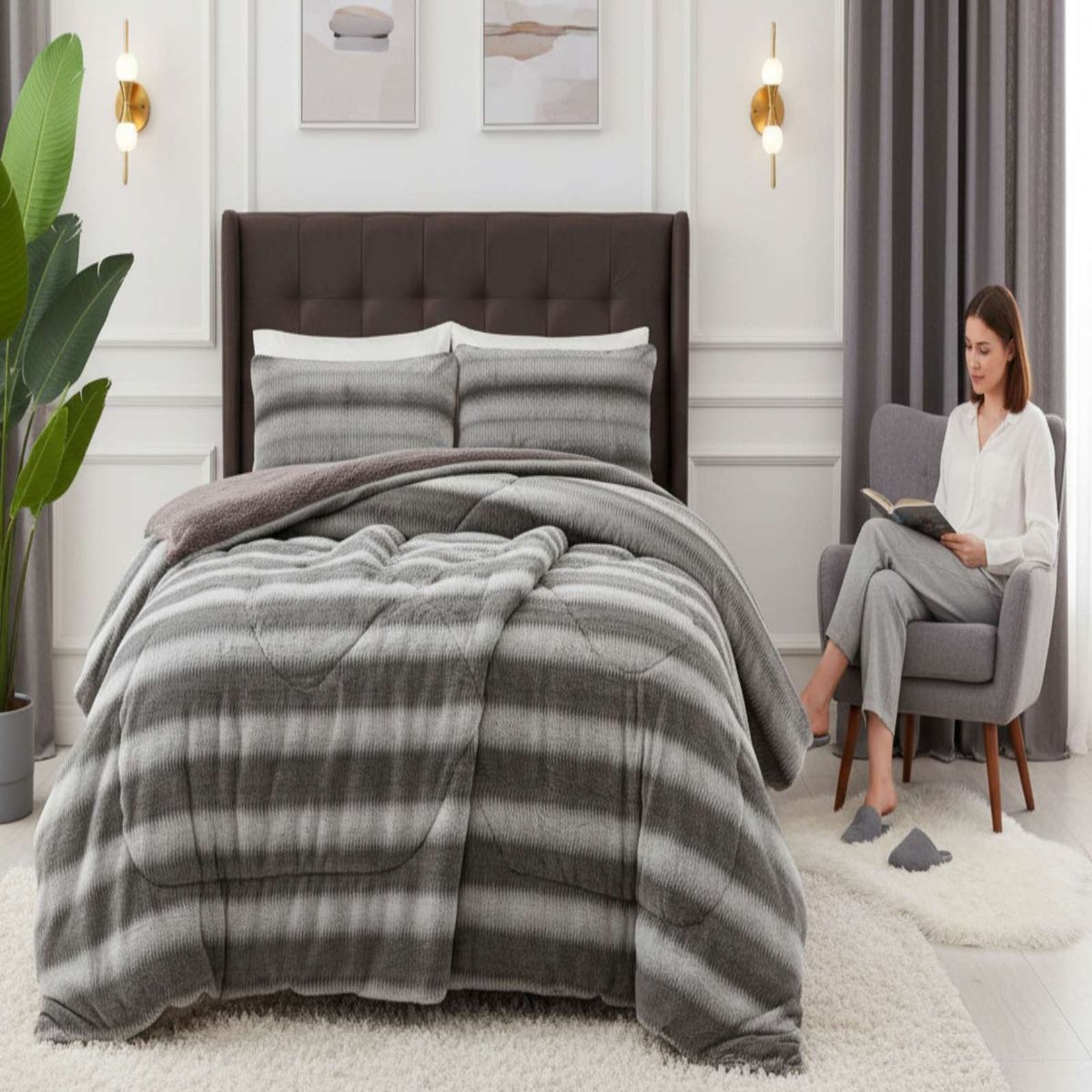 GENERICO - Cobertor Chiporro 2 Plazas Invierno Soft Touch Premium