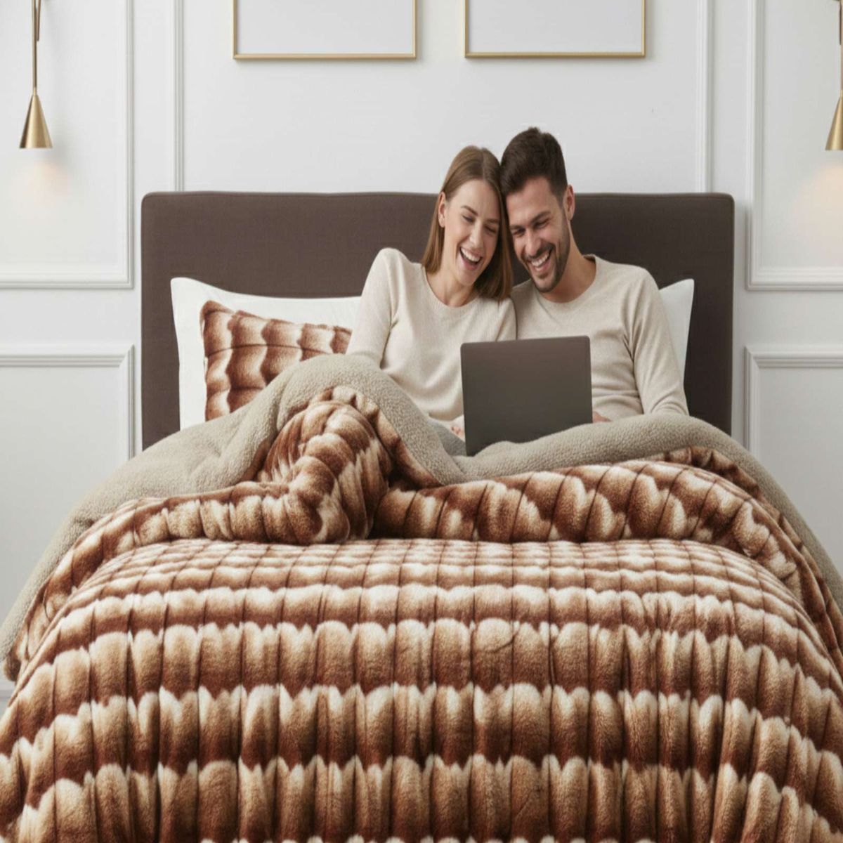 GENERICO - Cobertor Chiporro 2 Plazas Invierno Soft Touch Premium