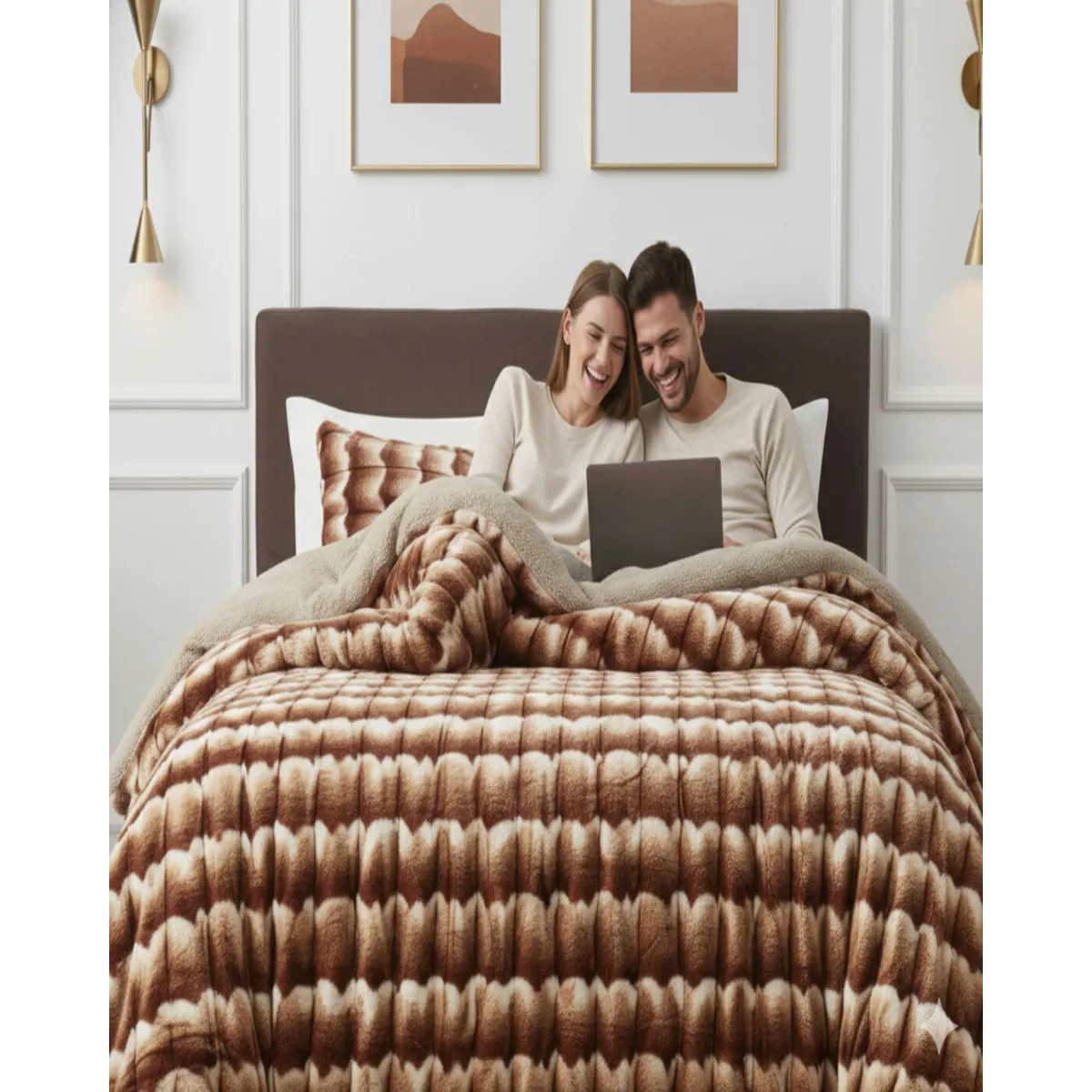 GENERICO - Cobertor Chiporro 2 Plazas Invierno Soft Touch Premium