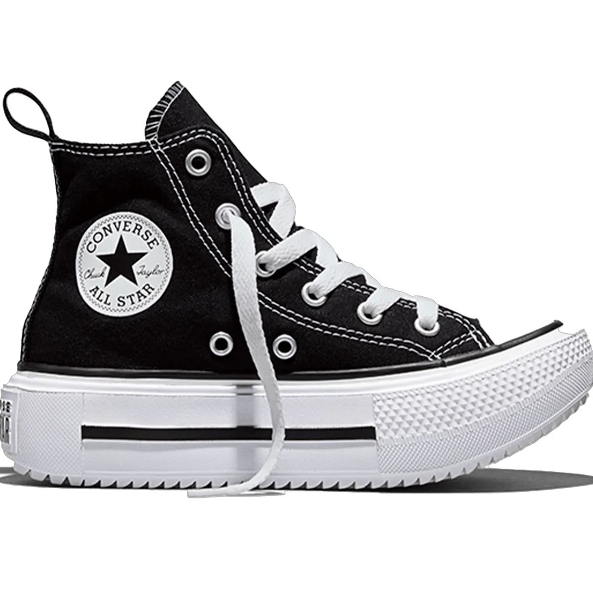 CONVERSE - Zapatillas Urbanas  Junior Converse Double Stack Negro