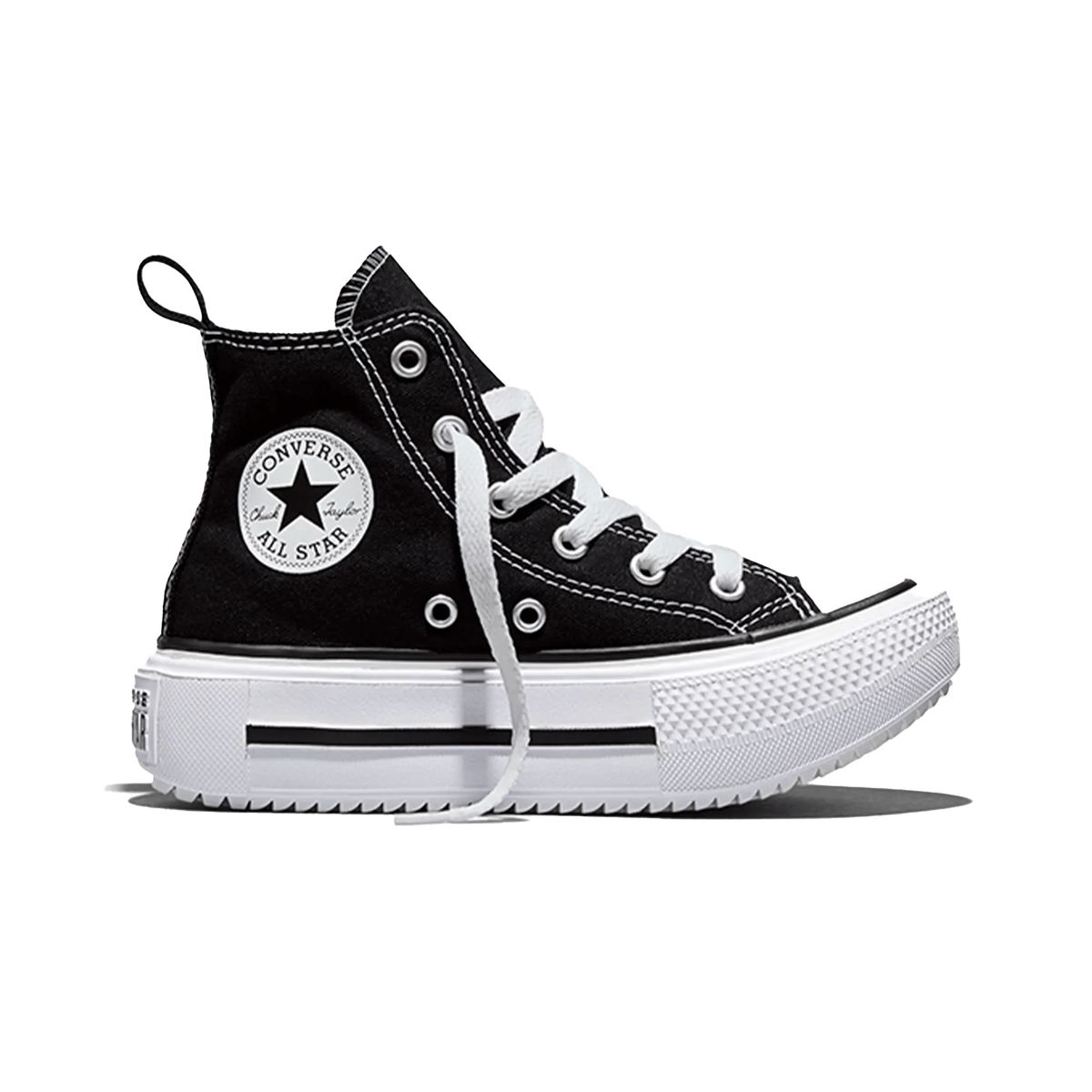 CONVERSE - Zapatillas Urbanas  Junior Converse Double Stack Negro