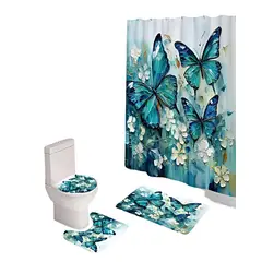 GENERICO - JUEGO DE BAÑO COMPLETO MODELOS UNICOS 4 PIEZAS S17