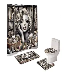 GENERICO - JUEGO DE BAÑO COMPLETO MODELOS UNICOS 4 PIEZAS S21