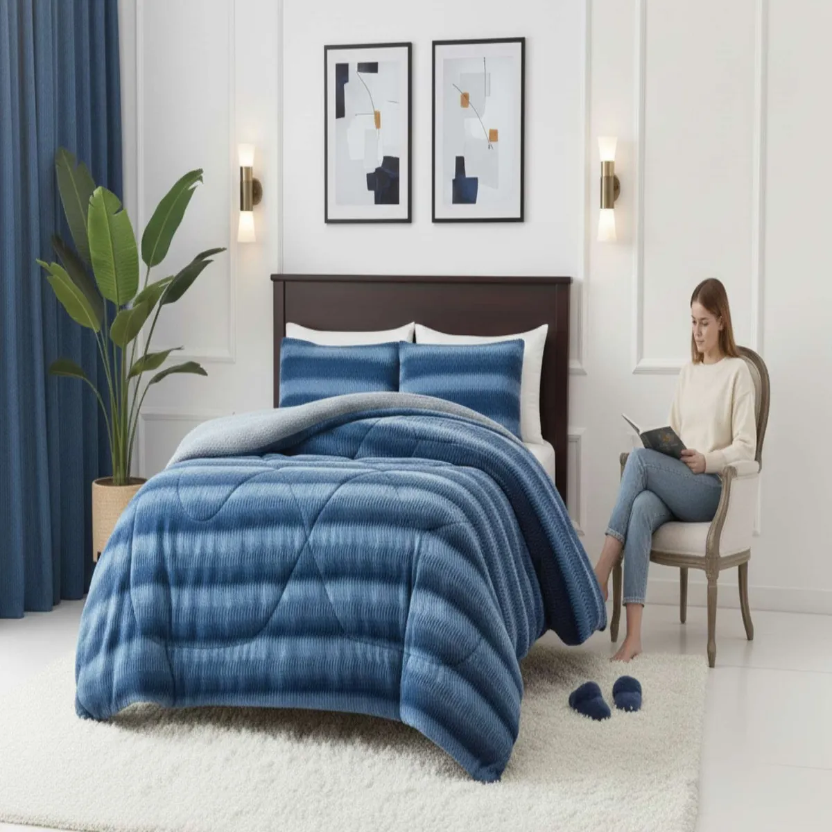 GENERICO - Cubrecama2 plazas Invierno Soft Touch Premium Chiporro