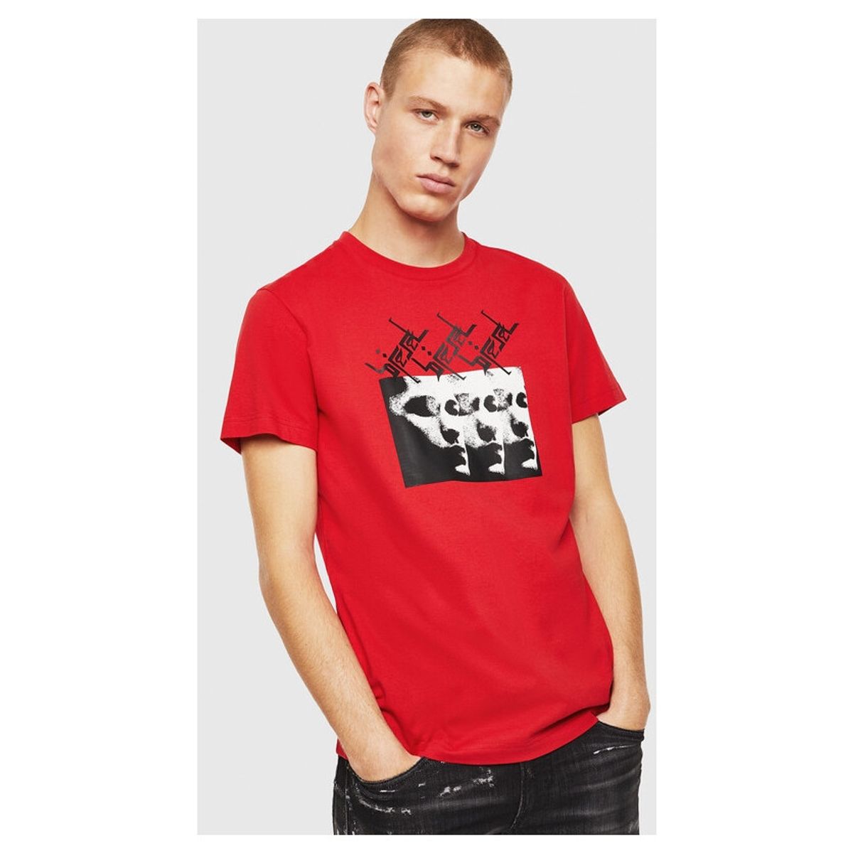 DIESEL - Polera Diesel T Diego J12 T Shirt 42A