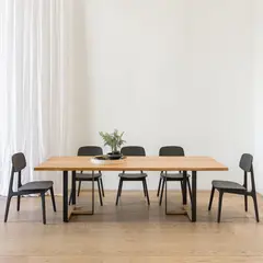 AMOBLE - Mesa De Comedor Litoria Roble 240 Amoblé