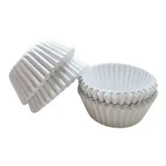 GENERICO - Pack X100 Capsula Para Hornear Capsulas Cupcakes Capsula 5cm Blanca 5cm 66528