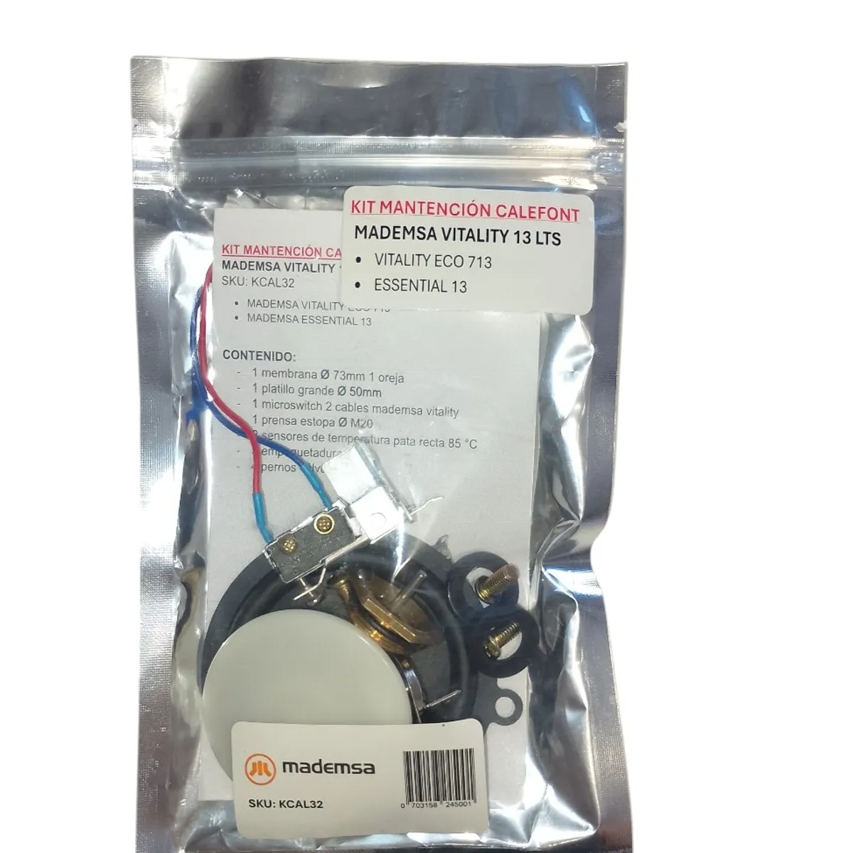 MADEMSA - Kit de Mantencion Calefot Mdensa Vitality 13LTRS