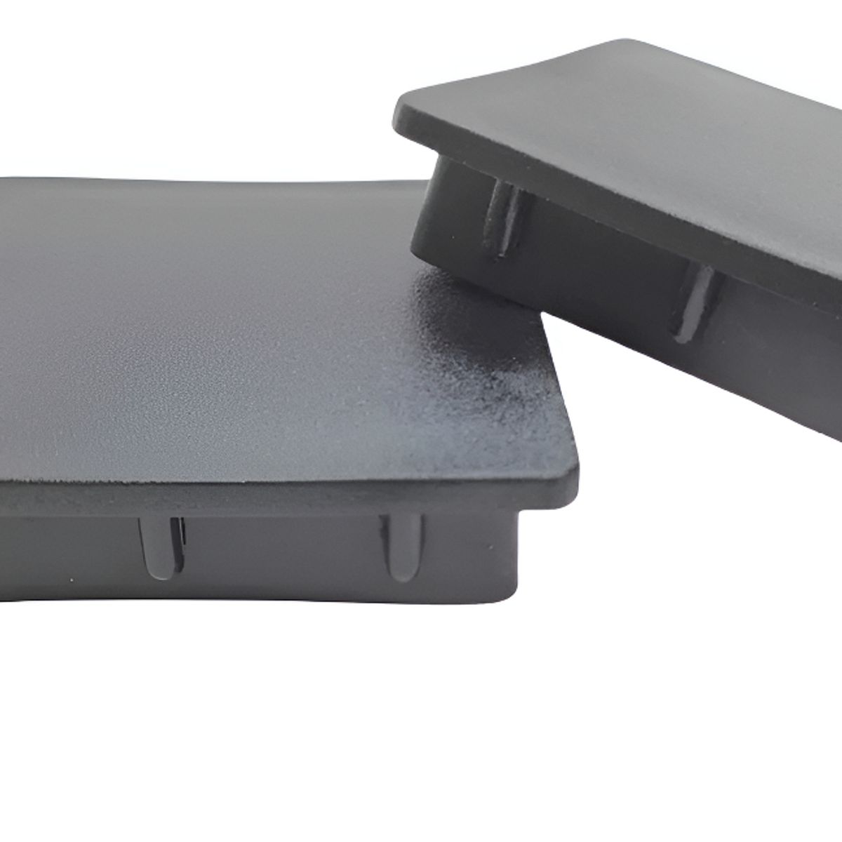 GENERICO - Pack 4 Tapa De Perfil 100x100mm Ruedas Negro - 338069
