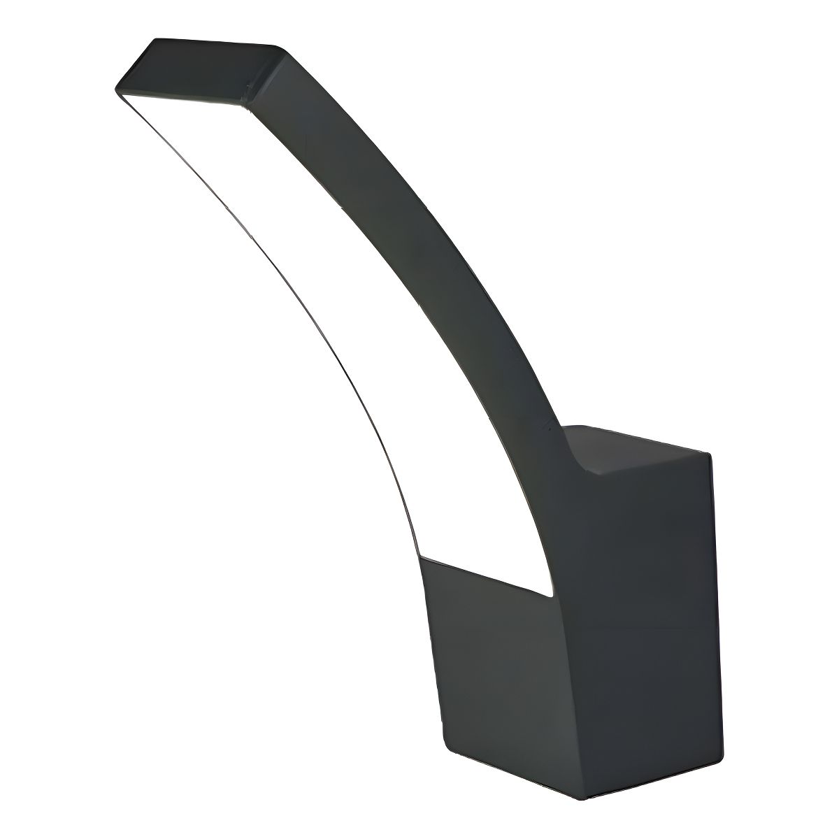 GENERICO - Aplique Pared Exterior Curved Led 12w Blanco Neutro 4000k IP44 Demasled