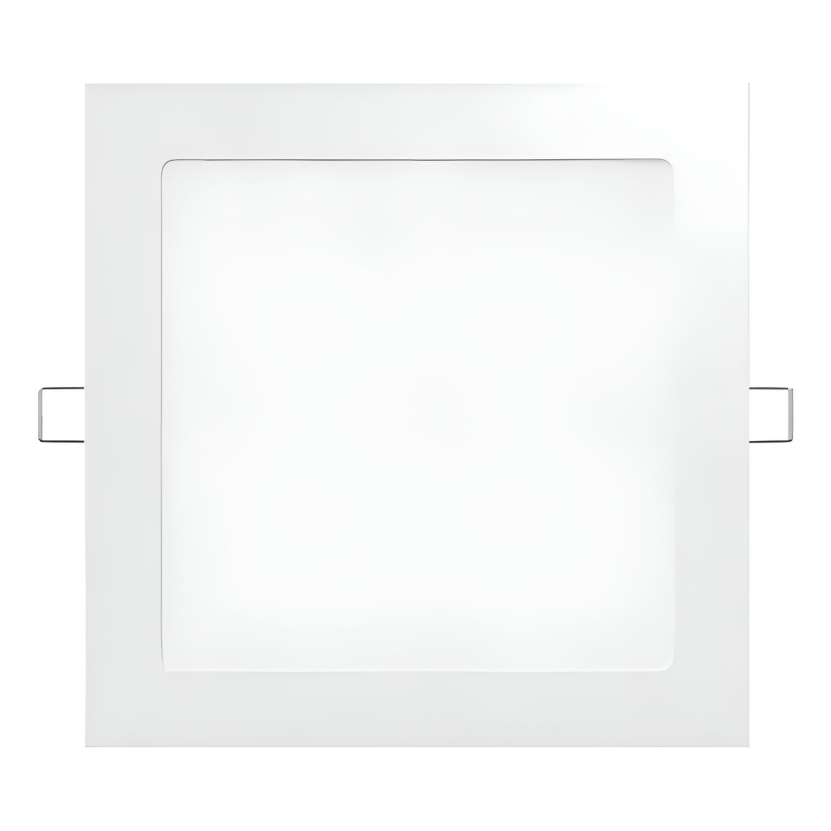 GENERICO - Lámpara Plafón Candela LED Cuadrado 12W Techo Luz Cálida Blanco
