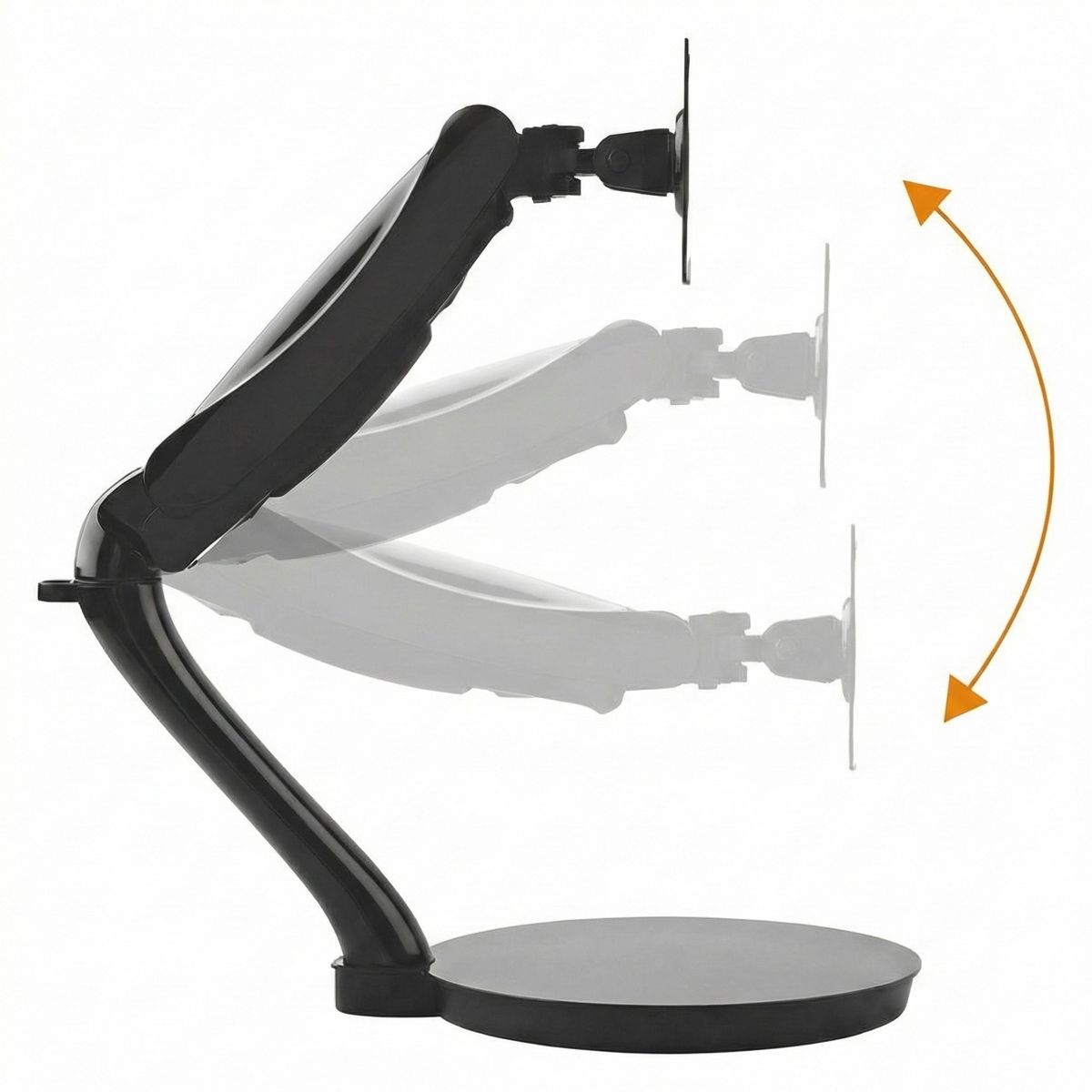MACROTEL - Soporte Monitor Macrotel 13 a 27 Base Hidráulica Articulada