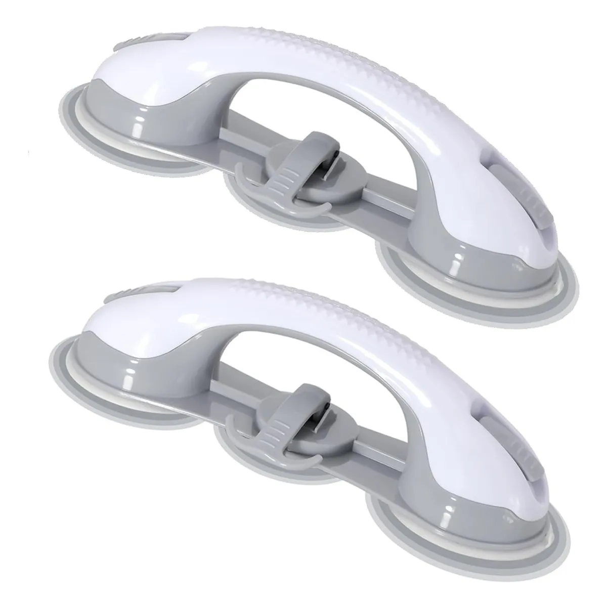 GENERICO - X2 Agarradera Barra Ducha De Seguridad Baño Manilla Ventosa Color BLANCO - 228233x2
