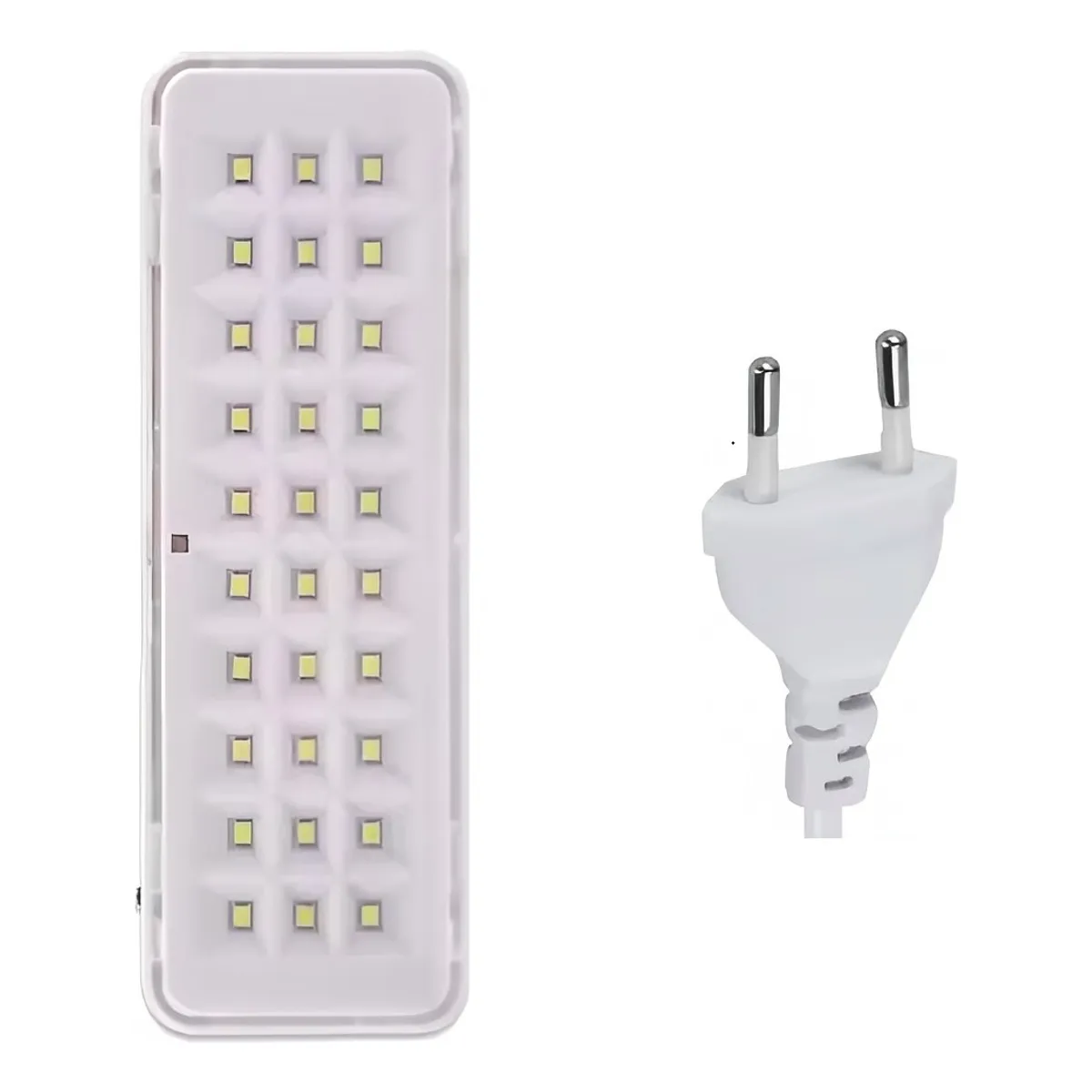 GENERICO - Luz De Emergencia Led Potente Recargable 30 Leds Color Blanco - 003414