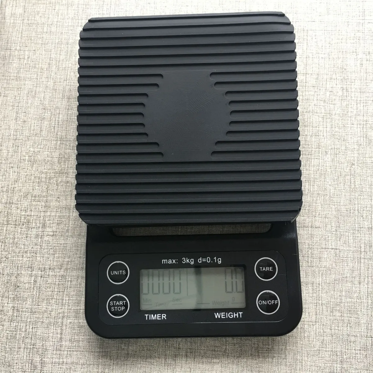 GENERICO - Balanza Pesa Digital Cocina Precision Medicion De 0,1g A 3kg Capacidad máxima 3 g Color Negro