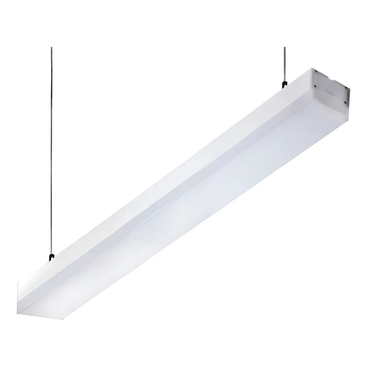 GENERICO - Lámpara Colgante Techo Barra LED 36W TIENDALED Negro Luz Neutra 4000K