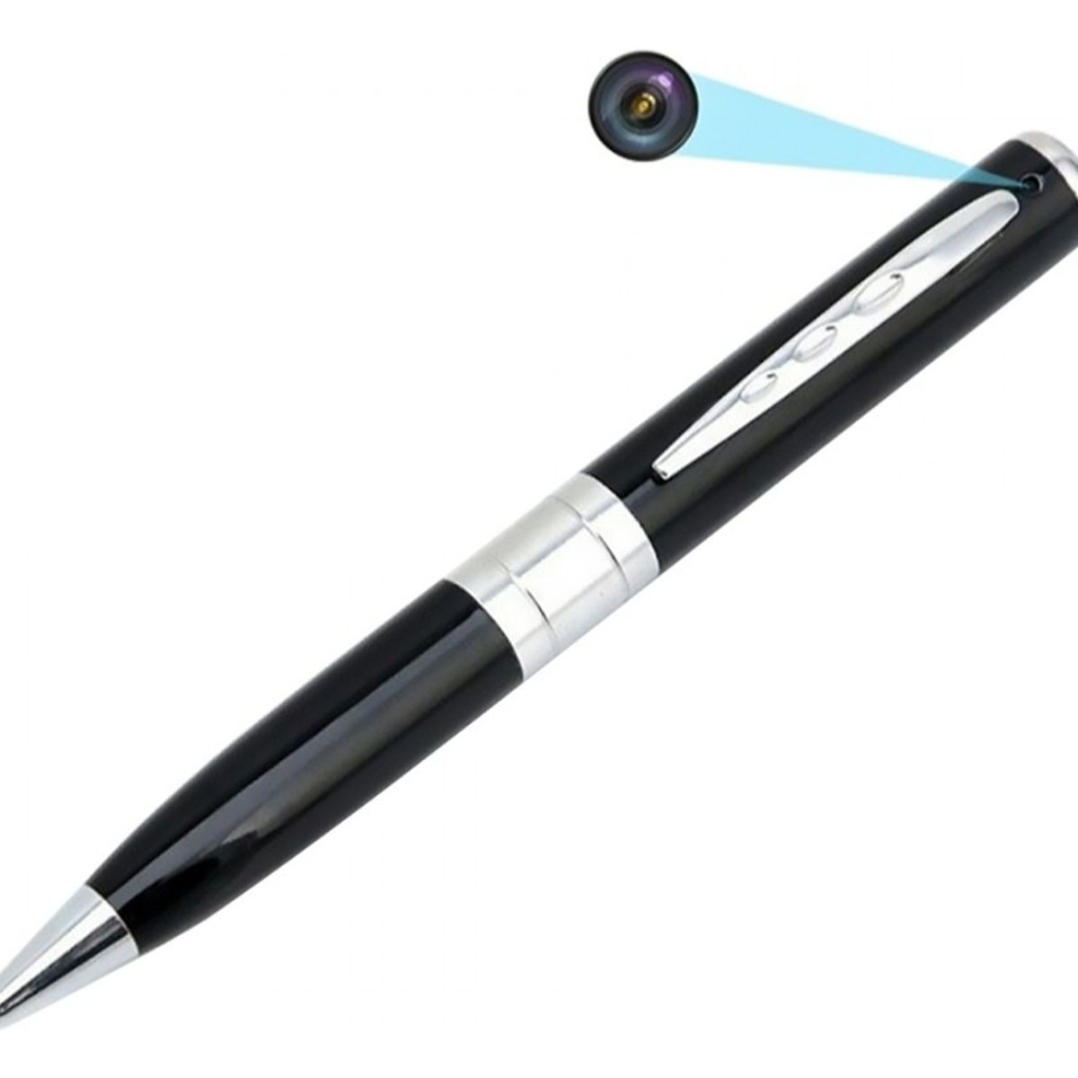 GENERICO - Cámara Espía Oculta Bolígrafo Usb Discreto Seguridad Sd Color Negro - 240159