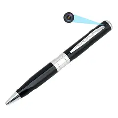 GENERICO - Cámara Espía Oculta Bolígrafo Usb Discreto Seguridad Sd Color Negro - 240159