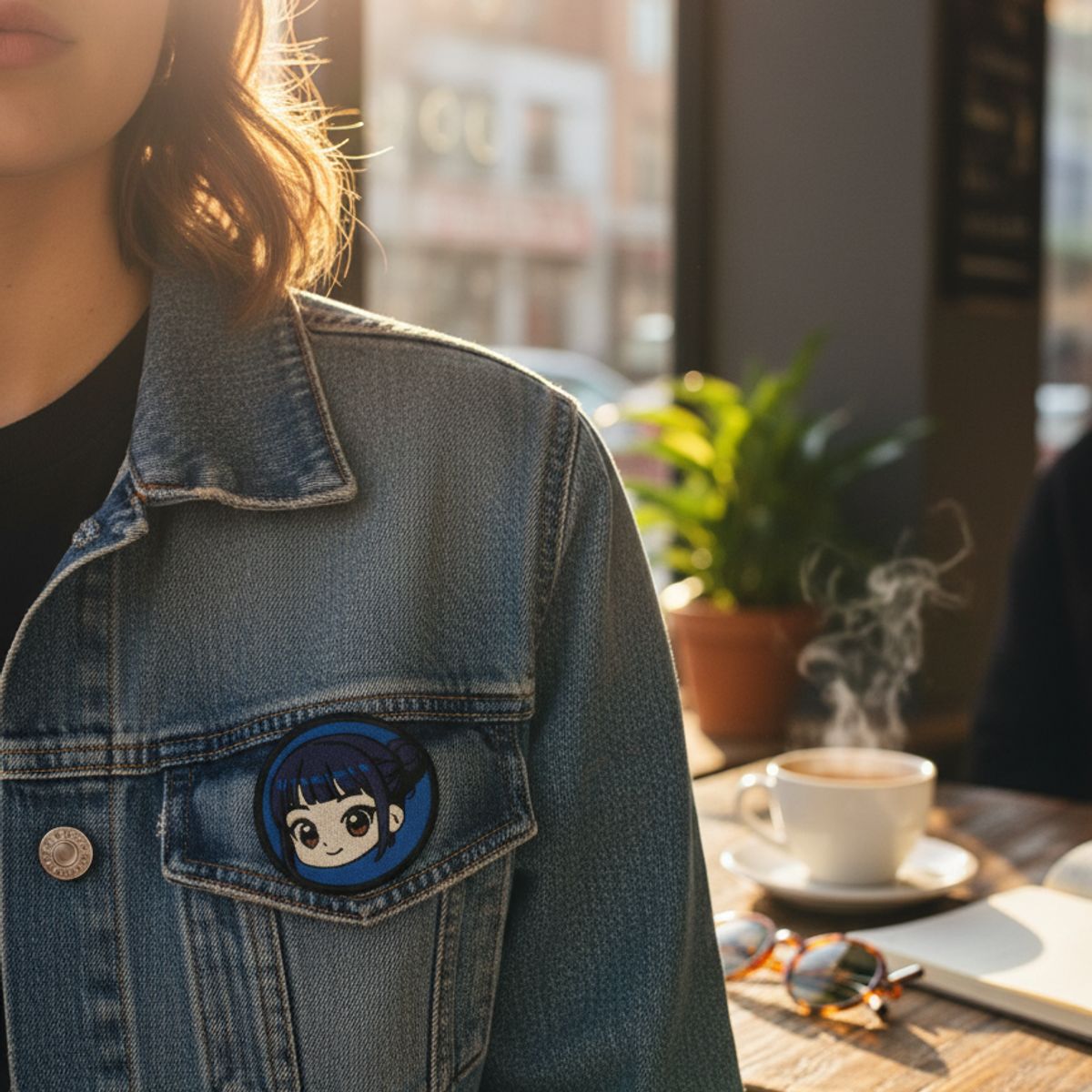 GENERICO - Parche Bordado Zoey K-pop Huntrix Termoadhesivo Ropa Anime