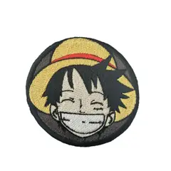 GENERICO - Parche Bordado Luffy One Piece Termoadhesivo Ropa Anime