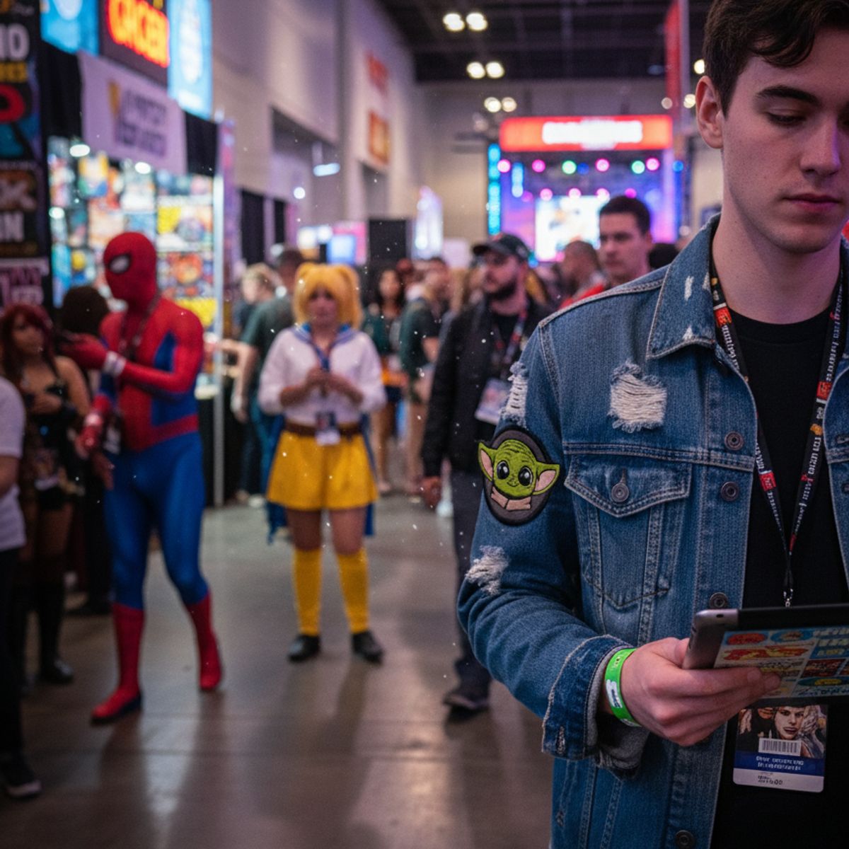 GENERICO - Parche Bordado  Grogu - Termoadhesivo