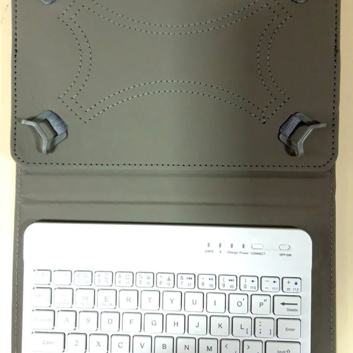 GENERICO - Funda Tablet 8 a 10+ mini teclado bluetooth Tamaño funda23x16x2 cm Tamaño teclado 20x13cm