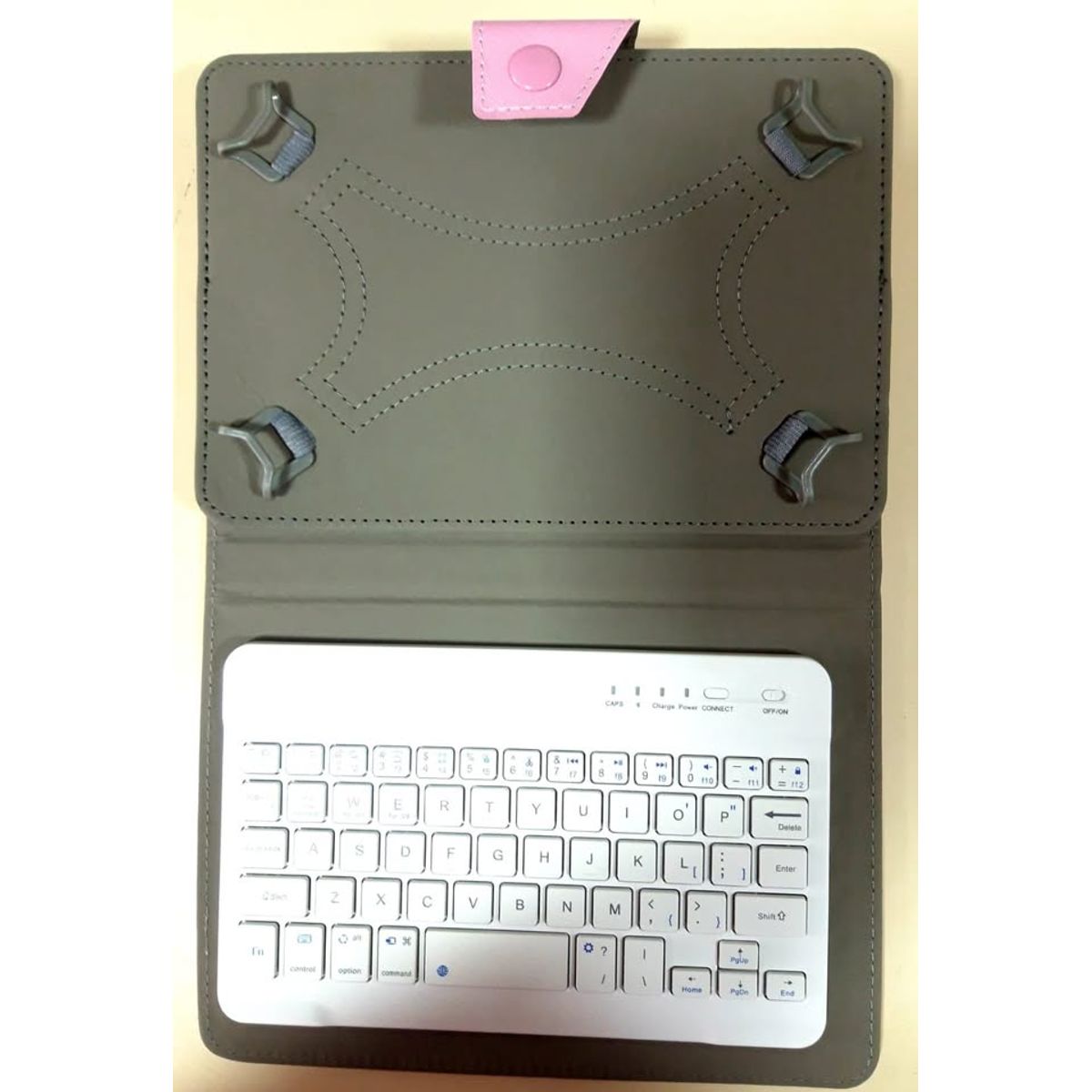 GENERICO - Funda Tablet 8 a 10+ mini teclado bluetooth Tamaño funda23x16x2 cm Tamaño teclado 20x13cm
