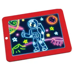 GENERICO - PIZARRA DE DIBUJO MAGICA CON LUZ LED+ PLUMON+PILA