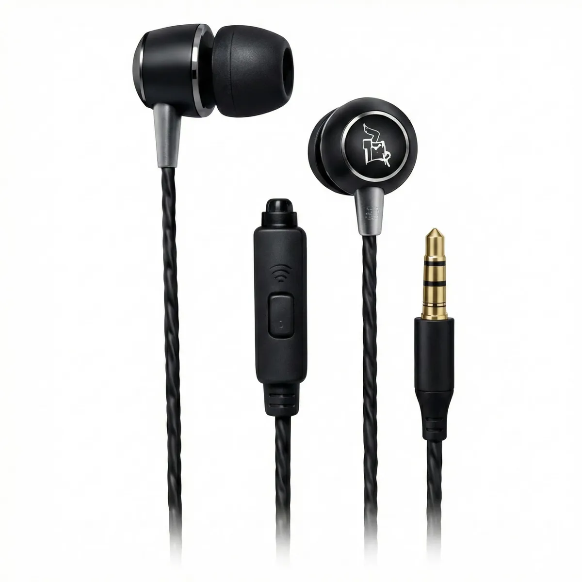 MAXELL - Audífonos Maxell Classic Buds con Mic CEB-B 3.5mm Metálicos