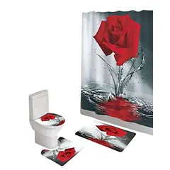 GENERICO - SET DE BAÑO COMPLETO MODELOS UNICOS 4 PIEZAS S11