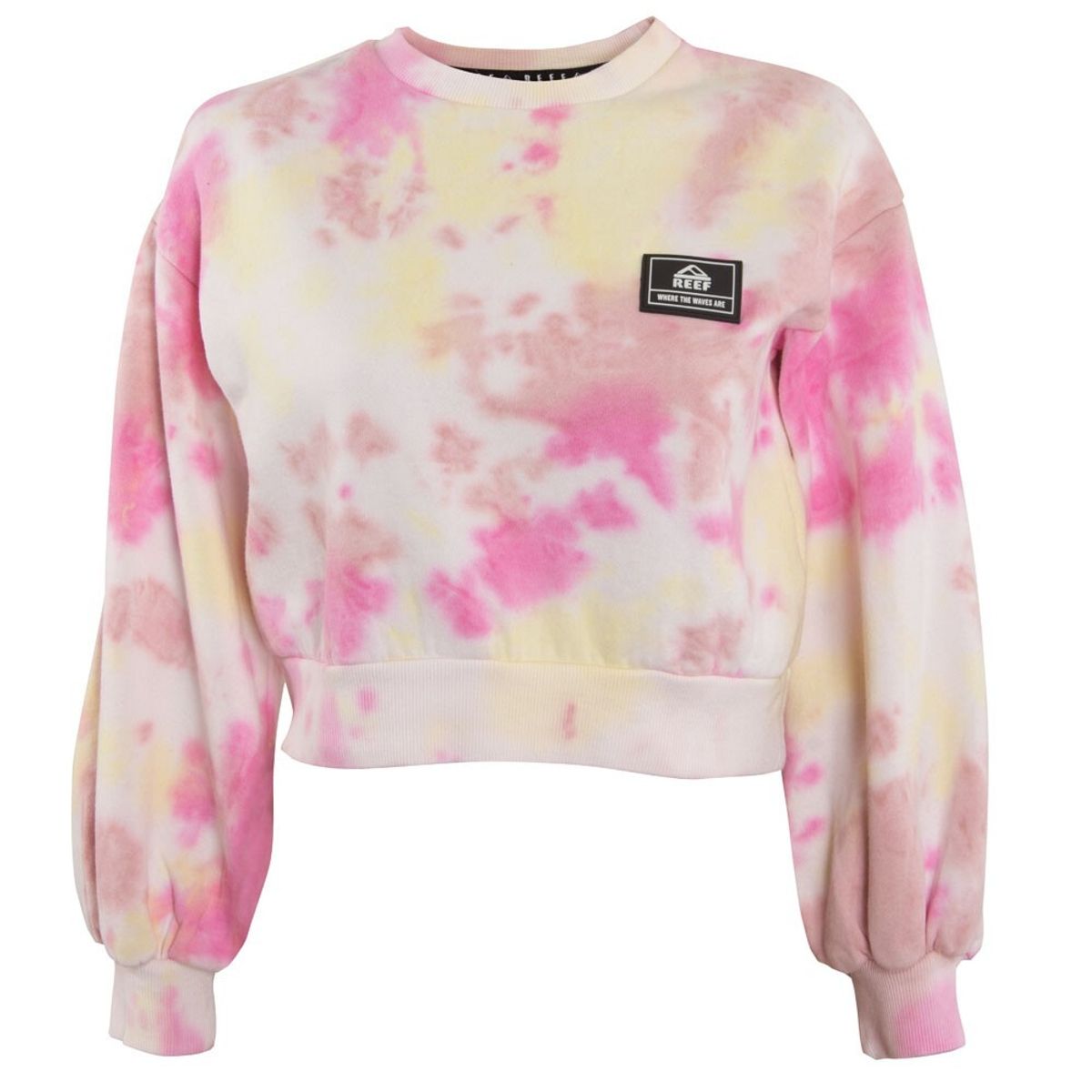REEF - Poleron Girls Crop Pink Yellow