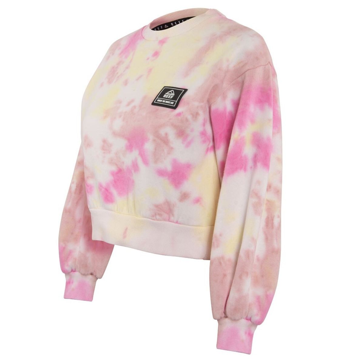 REEF - Poleron Girls Crop Pink Yellow