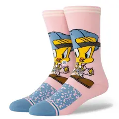 STANCE - Sock Men Tweety Crew Pink
