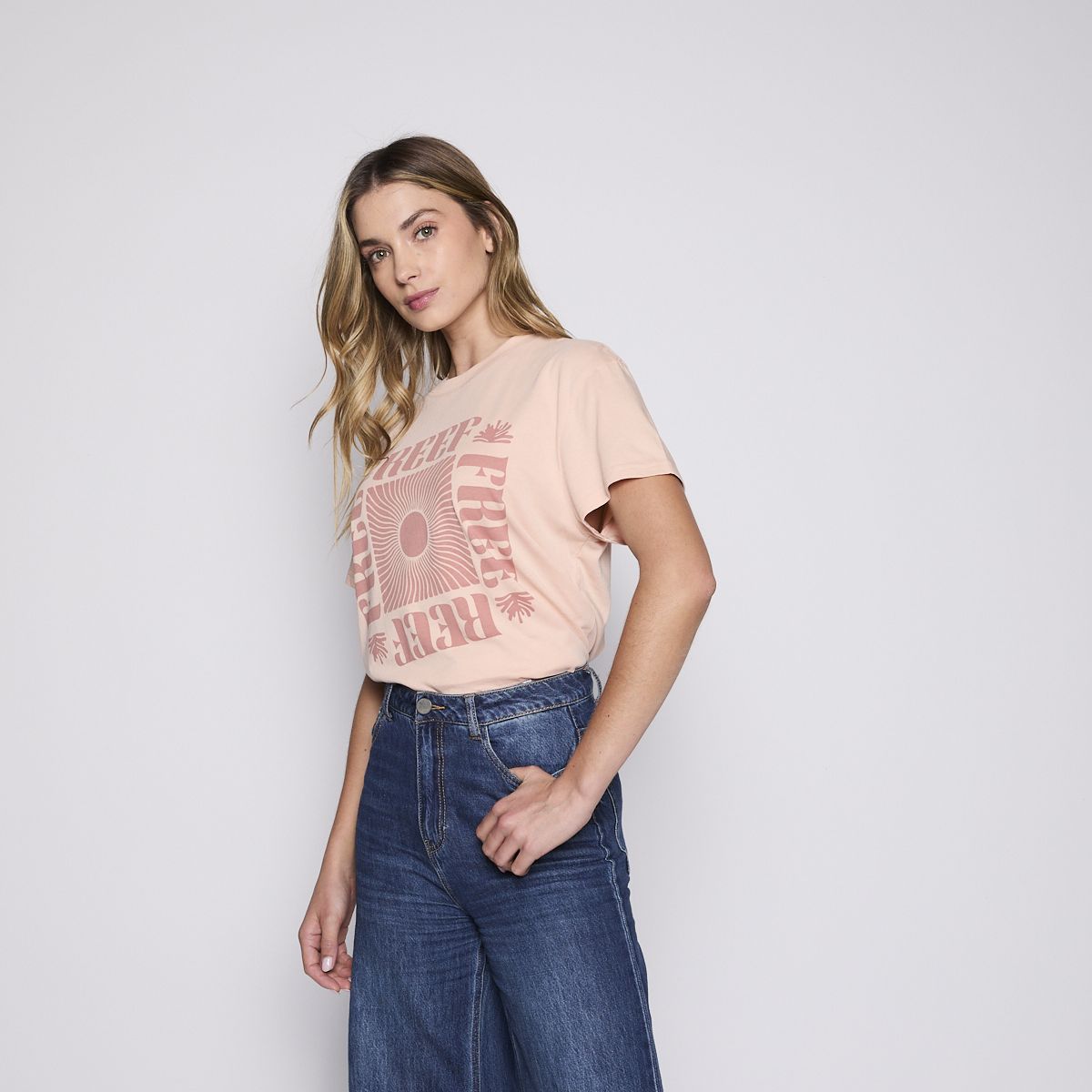 REEF - Polera Reef Women Pink Fucshia