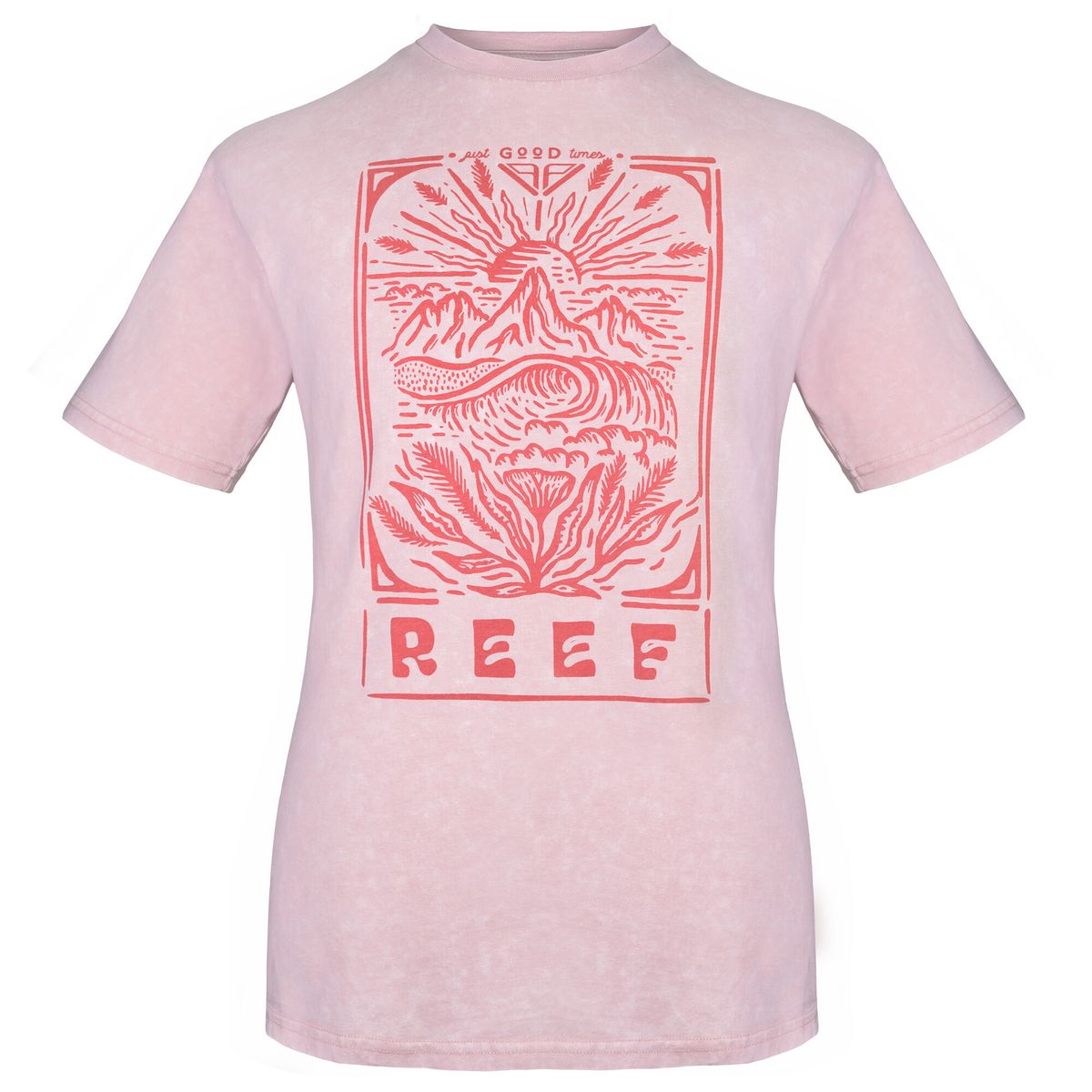 REEF - Polera Reef Women Waves Pink Red